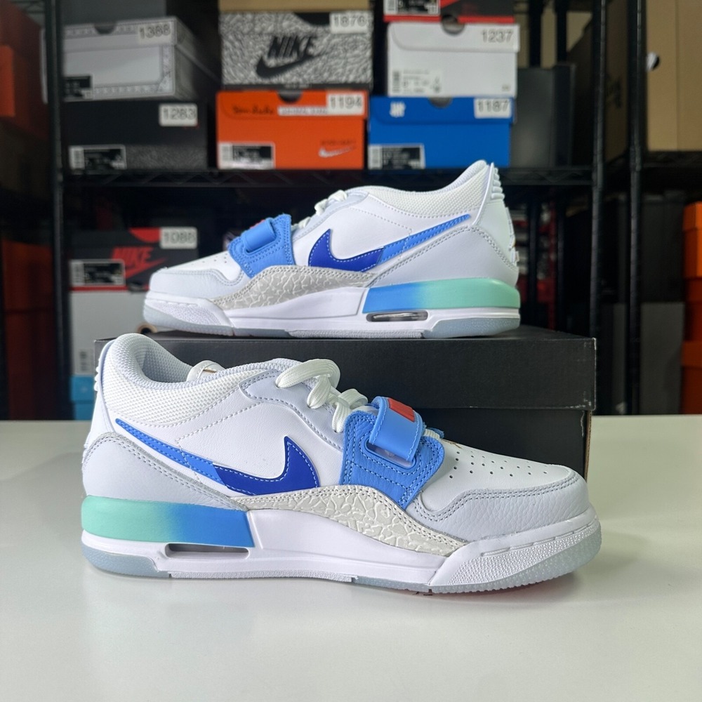 Nike Air Jordan Legacy 312 Low (GS) Size Youth 6Y FN8896-131 White Emerald - Picture 3 of 5